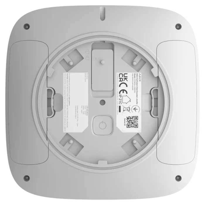 Ajax EN54 FireProtect (Heat/Sounder) white пожежний тепловий зі звуковим оповіщенням Сповіщувач