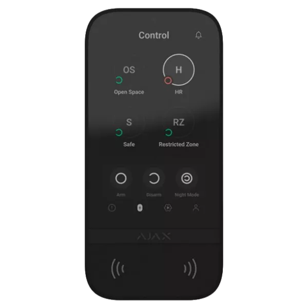 Ajax KeyPad TouchScreen (8EU) black Клавіатура