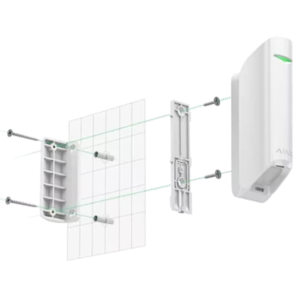 Ajax Smartbracket MotionProtect Curtain white Кріпильна панель