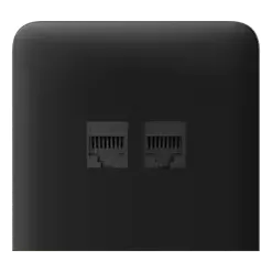 Ajax SideCover (LAN) vertical Black Фронтальна панель