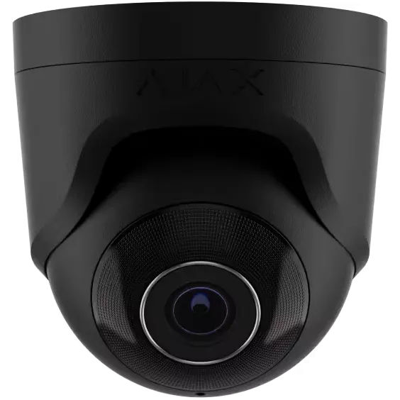 TurretCam (8EU) ASP black 8МП (4мм) IP відеокамера Ajax