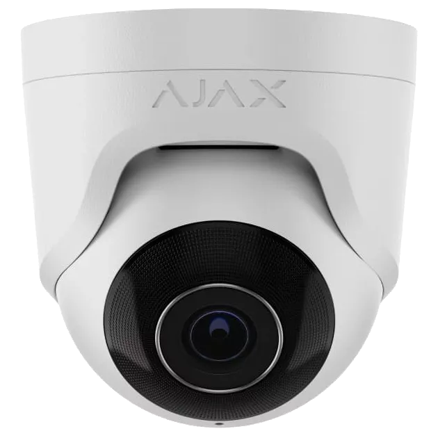 TurretCam (8EU) ASP white 8МП (2.8мм) IP відеокамера Ajax
