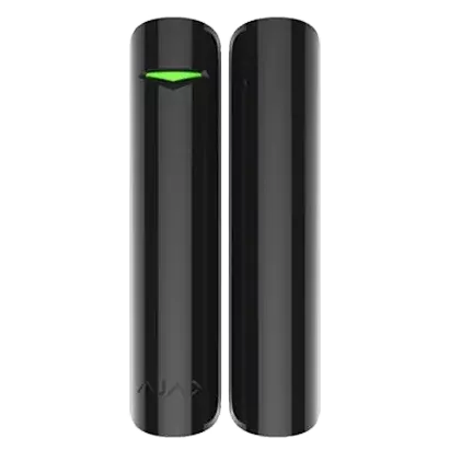 Бездротовий комбінований сповіщувач відчинення, удару та нахилу Ajax Superior DoorProtect Plus black Jeweller