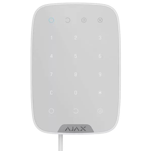 Дротова сенсорна клавіатура Ajax Superior Keypad white Fibra