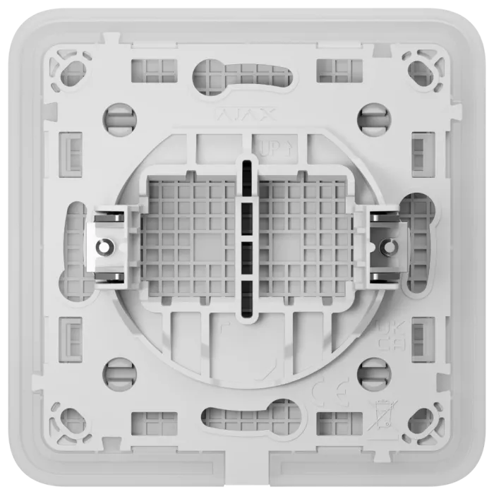 Ajax SoloCover (CP) white Фронтальна панель