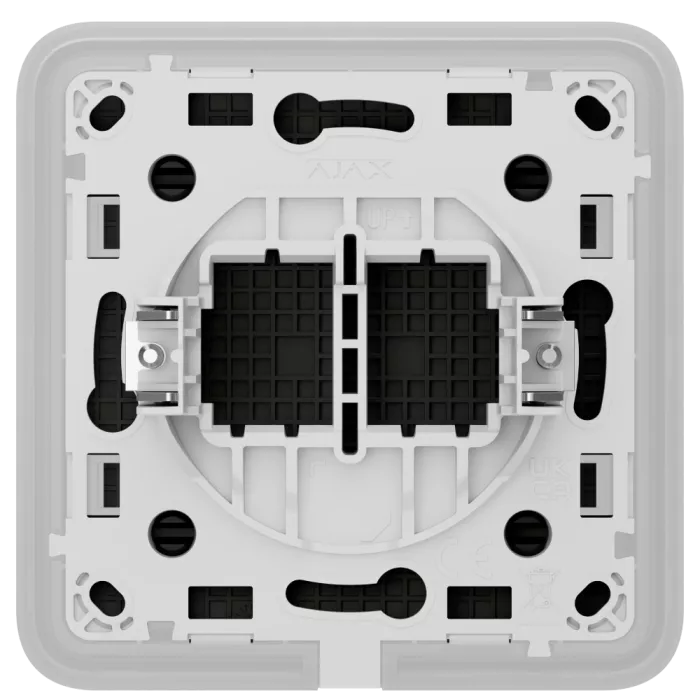 Ajax CenterCover (CP) black Фронтальна панель
