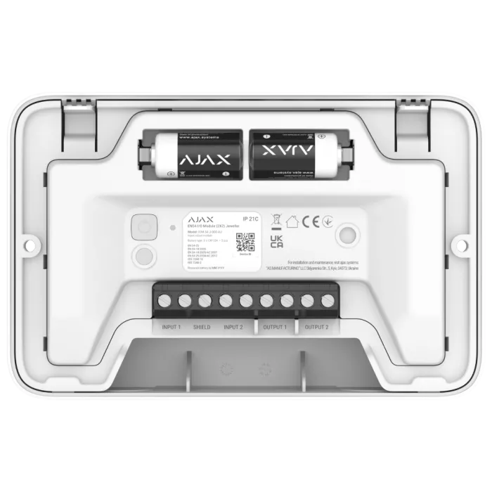 Ajax EN54 I/O Module (2X2) white Адресний модуль