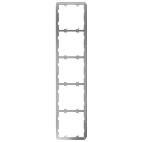 Ajax Frame (5 seats) vertical [55] ASP Рамка для п’яти вимикачів