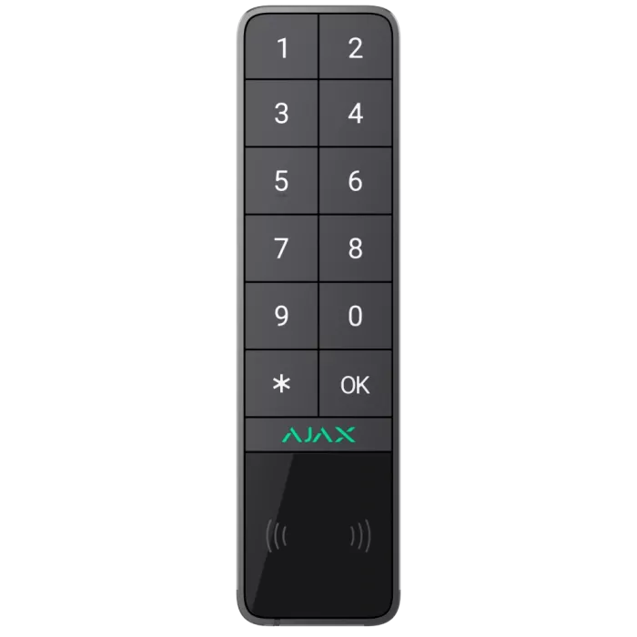 Ajax Keypad Outdoor graphite Бездротова клавіатура