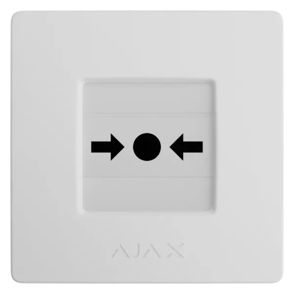 Ajax Manual Call Point (White) (8EU) ASP ручной беспроводной Извещатель