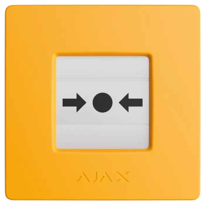 Ajax Manual Call Point (Yellow) ручний бездротовий Сповіщувач