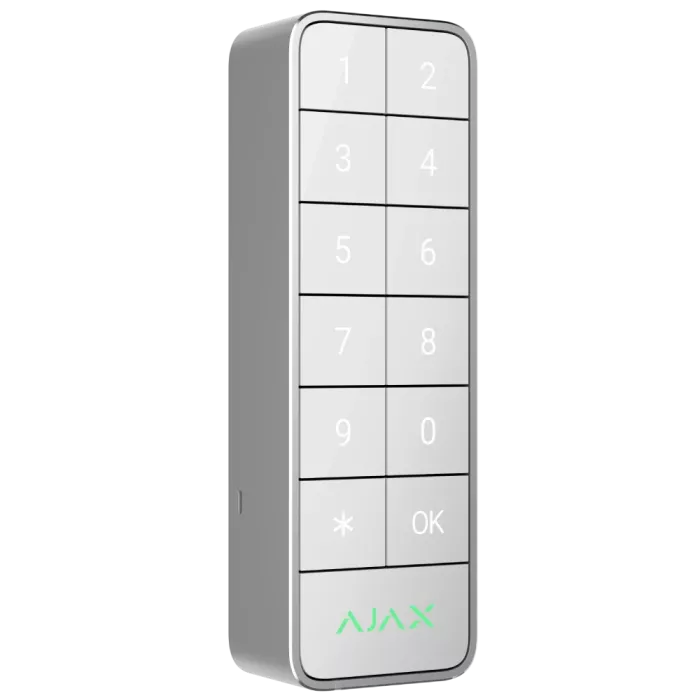 Ajax Superior Keypad Outdoor Fibra white Дротова клавіатура