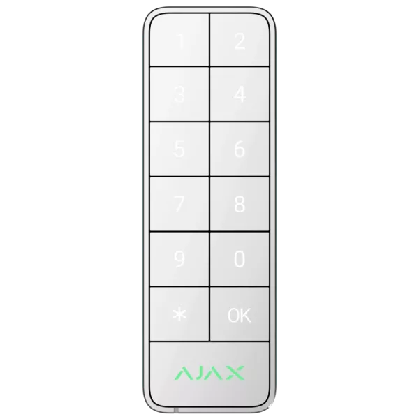 Дротова клавіатура Ajax Superior Keypad Outdoor white Fibra