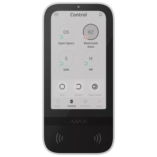 Клавиатура Ajax Superior KeyPad TouchScreen G3 Jeweller white