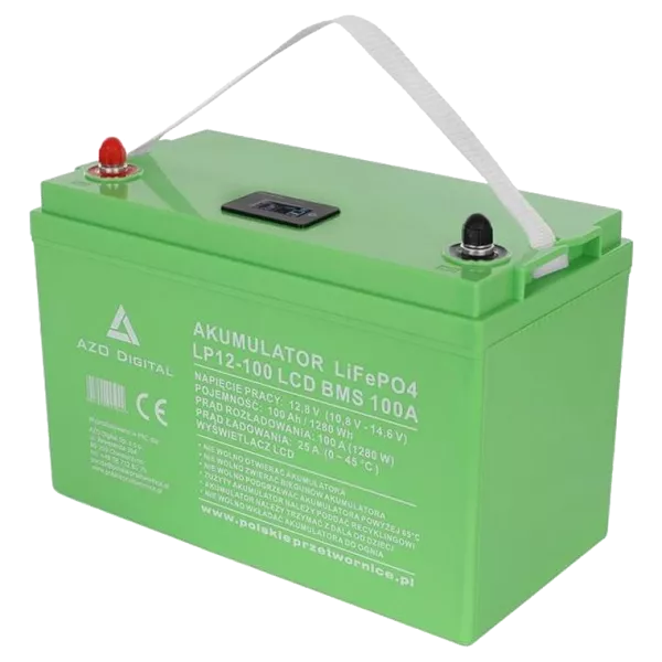 LP12-100 100Ah 12V 100A LCD Акумуляторна батарея