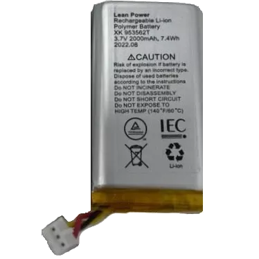 XK-953562T 3.7V 2000mA/3-х піновий Акумулятори Ajax Hub, Hub Plus, Hub 2, Rex