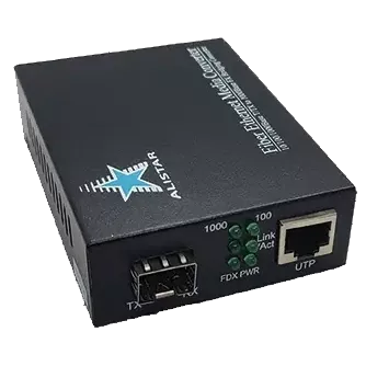 ALISTAR X1S 1G 10/100/1000BASE-T RJ-45 - SFP Slot 1000Base-SX/LX External Power Supply Медіаконвертор