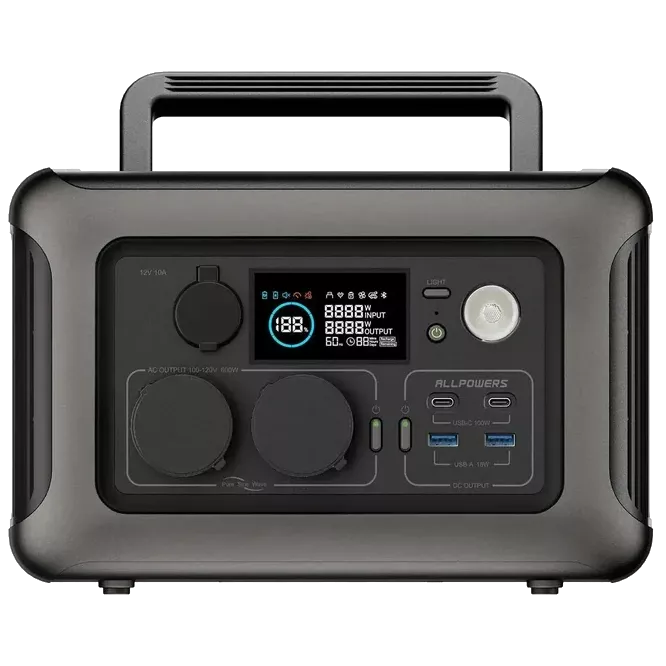 ALLPOWERS R600 299 Вт·ч 600 Вт Портативная зарядная станция