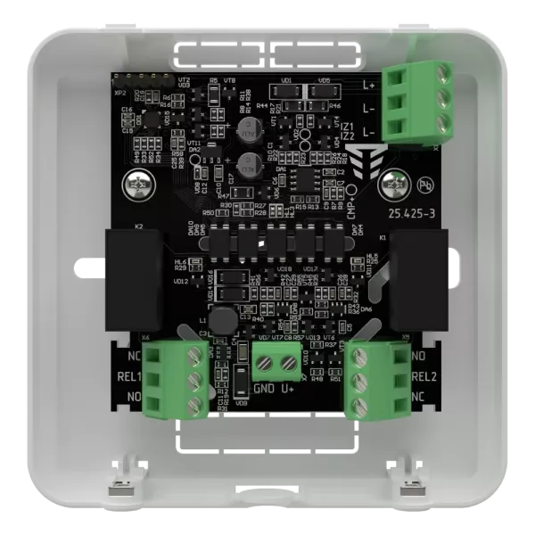 Tiras AM-OUT2R Адресний модуль для збільшення кількості релейних виходів Тірас