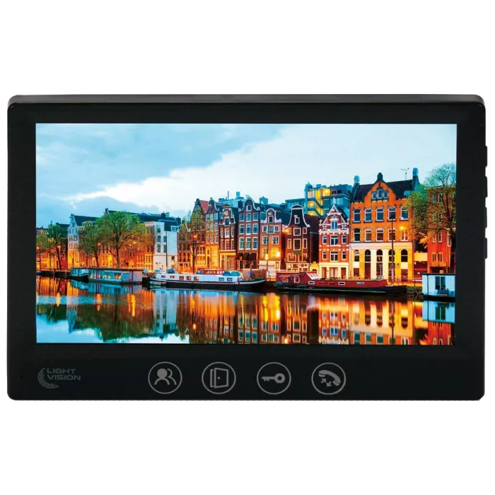 Light Vision AMSTERDAM FHD BLACK Відеодомофон