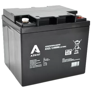 AZBIST Super GEL ASGEL-12400M6 12V 40Ah Акумуляторна батарея