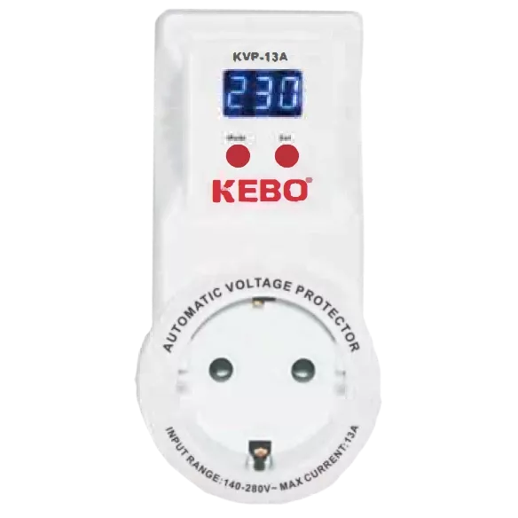 KEBO KVP-13A 2-13A 140-260V Реле напруги в розетку