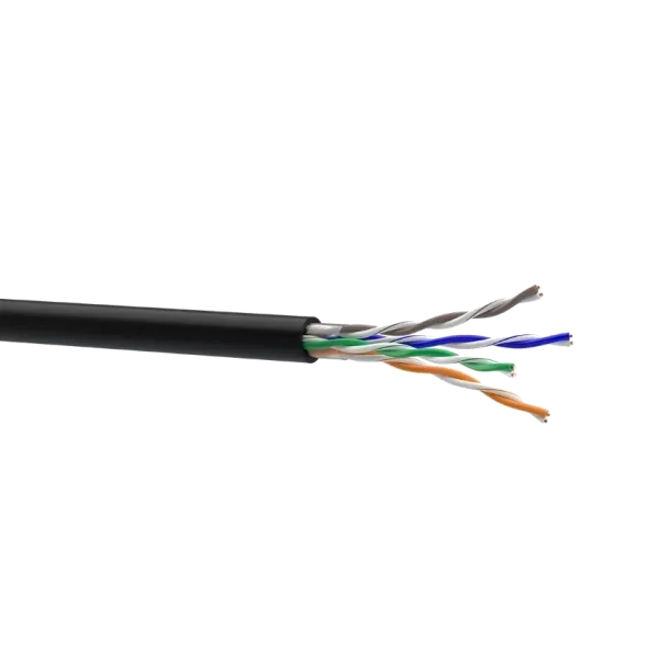 Кабель Cat. 5e U/UTP 4x2x24 AWG PE (К)(70910031) бухта 500м. мідь зовнішній ЗЗКМ