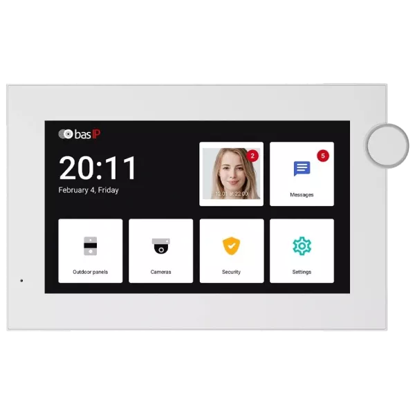 Bas-IP AZ-07LF white Android 7" Wi-Fi Відеодомофон