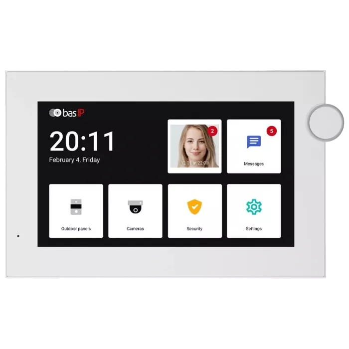 Bas-IP AZ-07LF white Android 7" Wi-Fi Відеодомофон