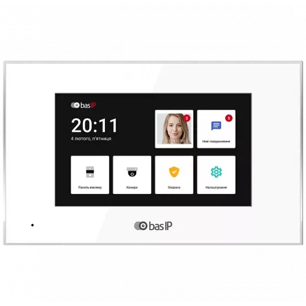 BAS-IP AQ-07LL (white) Відеодомофон