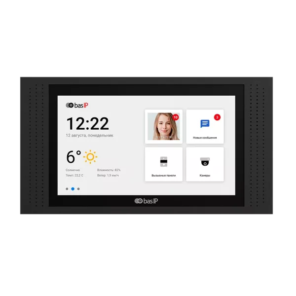 Bas-IP AT-07L black Відеодомофон