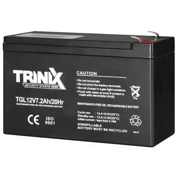 Trinix TGL12V7.2Ah/20Hr GEL Акумуляторна батарея гелева