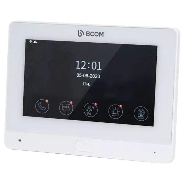 BCOM BD-760FHD/T White Видеодомофон