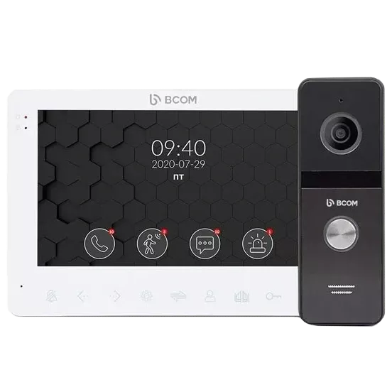 BCOM BD-780FHD White Kit Комплект відеодомофона