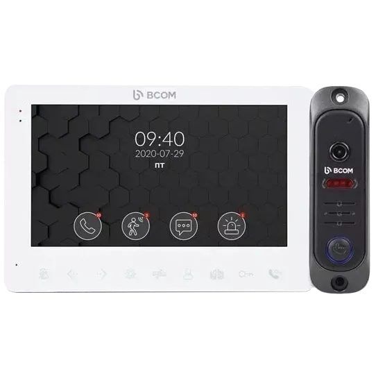 BCOM BD-780M White Kit Комплект відеодомофона