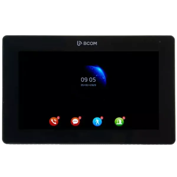 BCOM BD-770FHD/T Black Відеодомофон