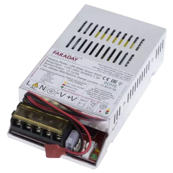Faraday Electronics 85W UPS Smart ASCH ALU Безперебійний блок живлення 12-18 А ---год