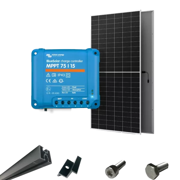 Victron Energy BlueSolar MPPT 75/15 + AIKO G645-MCH72Dw Система автономного живлення однофазна