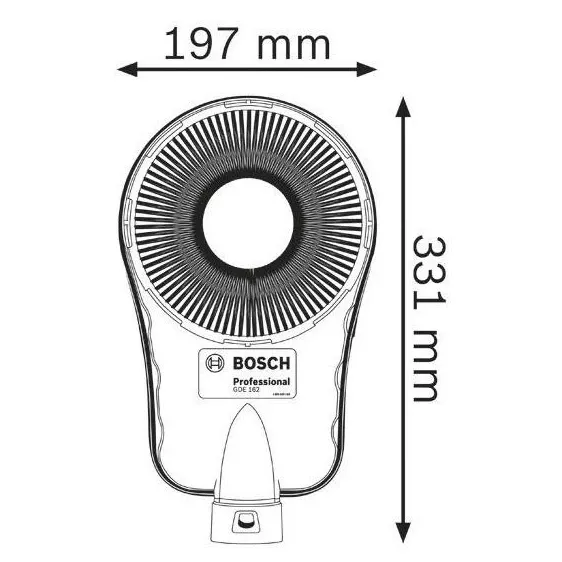 Bosch GDE 162 Насадка для пилевидалення