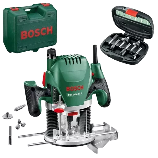 Bosch POF 1400 ACE Фрезер + набір фрез