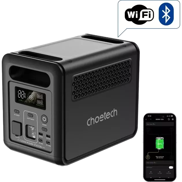 Choetech BS068-EU-BKGY 1024 Вт·ч 1200 Вт Портативный источник питания