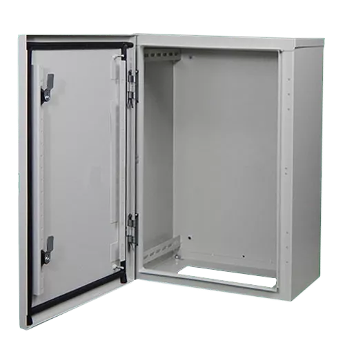 BW t=1,0-(300х400х150) IP54 У2 Бокс монтажний навісний метал. замок+ монт. панель