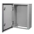BW t=1,0-(300х400х150) IP54 У2 Бокс монтажний навісний метал. замок+ монт. панель