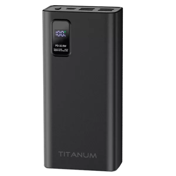 TITANUM 728S 30000mAh 22.5W Black Повербанк