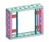 CABINET-55 "FRAME-HKC 55” LCD Display Unit Modular Frame Bracket