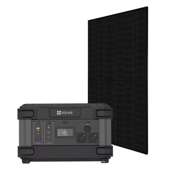 Portable Power Station CS-PS1300 (CN066)(FR) + Canadian Solar CS6R-395MS Full Black Система автономного живлення однофазна