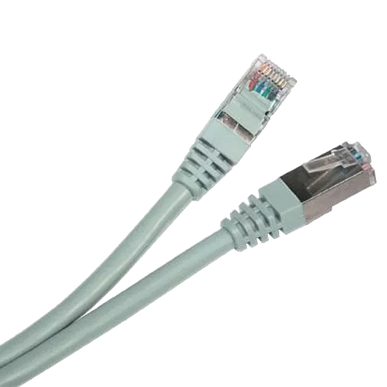 FTP, 5 м, кат. 5e Патч-корд серый