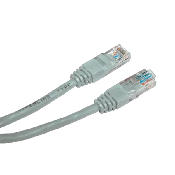 Патч-корд  E-server UTP,  0.5 м, кат. 5e сірий