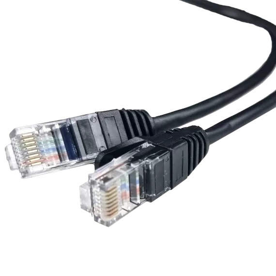 UTP CAT5e Патч-корд чорний 1м