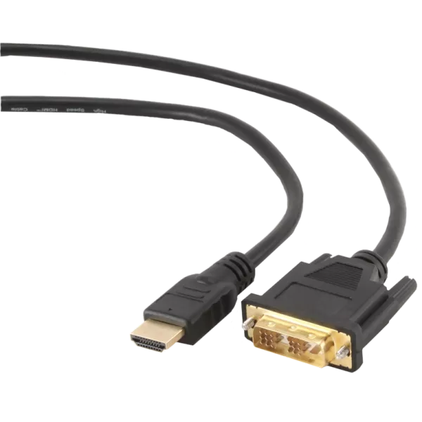Cablexpert CC-HDMI-DVI-0.5M Кабель HDMI - DVI 18+1pin M, 0.5m